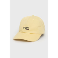 Хлопковая кепка Vans цвет жёлтый с аппликацией  VN0A36IU86V1