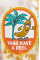 Хлопковая футболка Vans цвет бежевый узорный