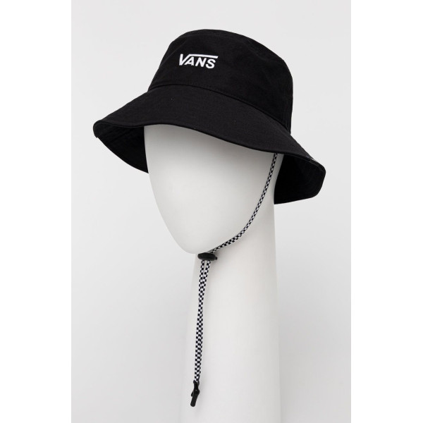 Шляпа Vans цвет чёрный хлопковый VN0A5GRGY281-blck.wht
