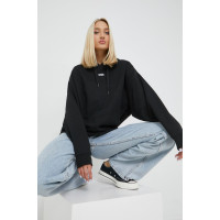 Хлопковая кофта Vans женская цвет чёрный однотонная  VN0A7RMDBLK1 