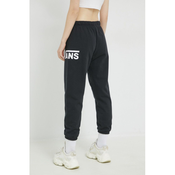 Спортивные штаны Vans женские цвет чёрный с принтом
