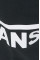 Спортивные штаны Vans женские цвет чёрный с принтом