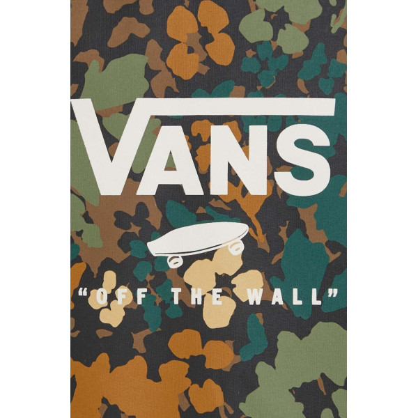 Кофта Vans женская цвет зелёный с капюшоном с принтом
