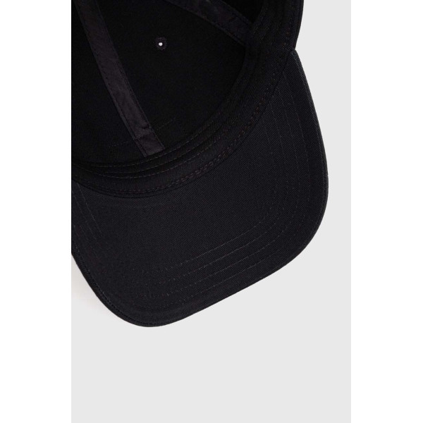 Хлопковая кепка Vans цвет чёрный с принтом