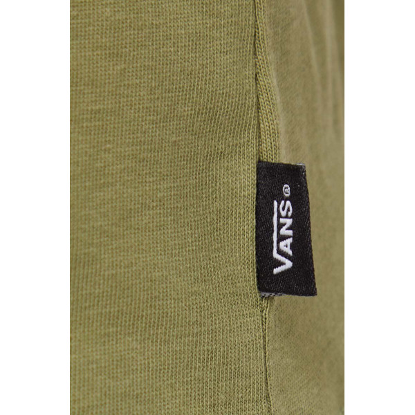 Хлопковая футболка Vans цвет зелёный