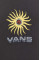 Хлопковая футболка Vans цвет чёрный с принтом