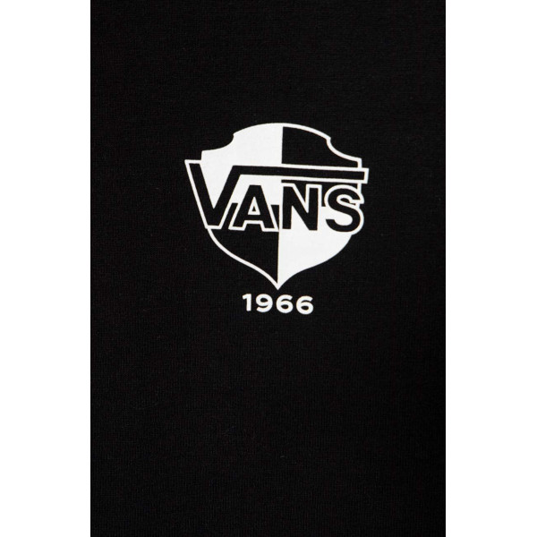 Хлопковая футболка Vans цвет чёрный с принтом