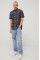 Хлопковая рубашка Vans мужская regular воротник button-down