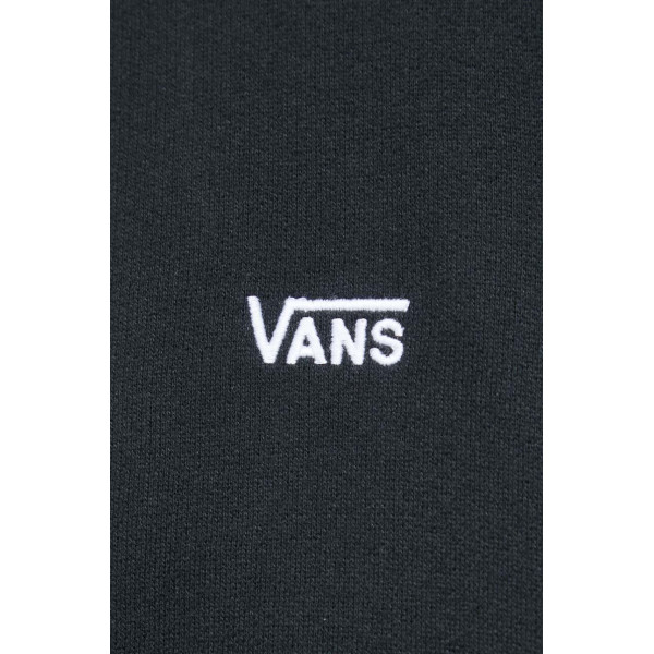 Кофта Vans женская цвет чёрный с капюшоном с аппликацией
