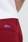 Хлопковые брюки Vans женские цвет красный chinos высокая посадка