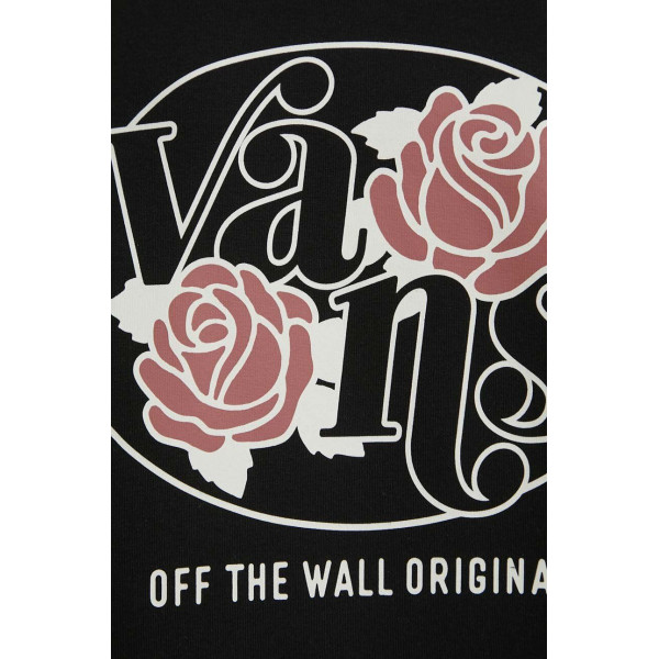 Кофта Vans женская цвет чёрный с капюшоном узор