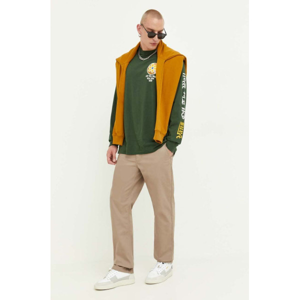 Брюки Vans мужские цвет бежевый фасон chinos