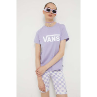 Хлопковая футболка Vans цвет фиолетовый  VN0A3UP4C8B1