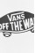Хлопковая футболка Vans цвет белый с принтом
