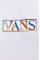 Хлопковая футболка Vans цвет белый с аппликацией